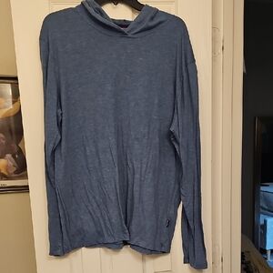 Patagonia Men's Heather Blue Hoodie Shirt